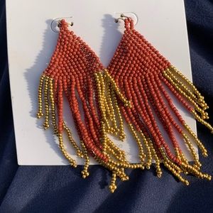 Gorgeous bead pierced earrings